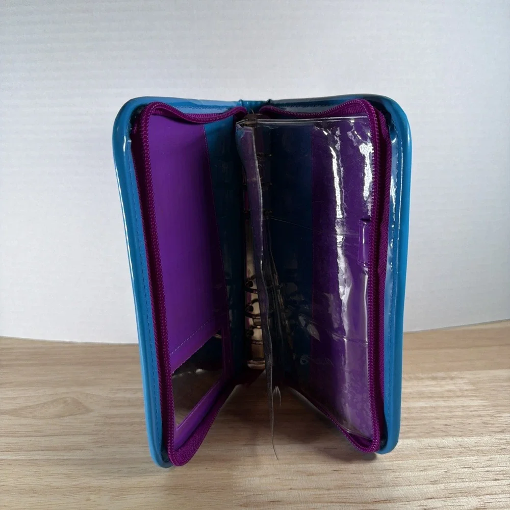 Vintage LISA FRANK Butterfly 6 Ring Organizer or Wallet -Missing Pages-